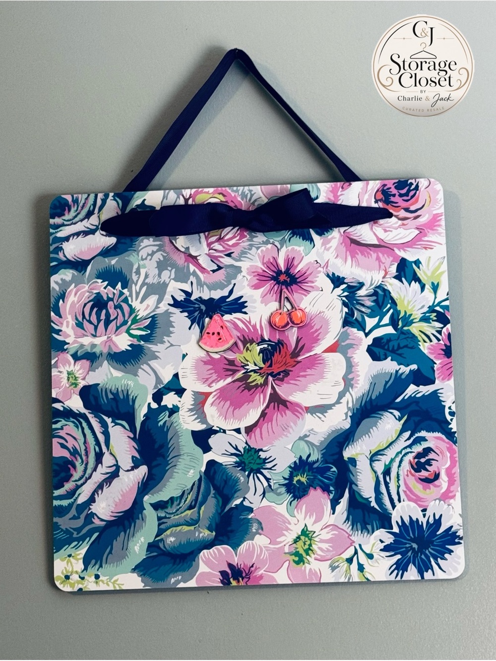 Vera Bradley Floral Hanging Magnetic Board